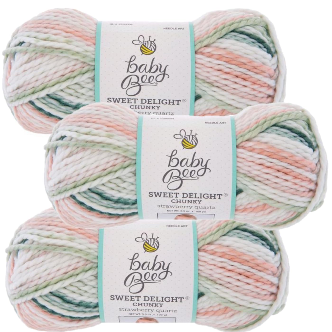 Amazon.com: Baby Bee Sweet Delight Chunky 5 - Bulky Yarn for